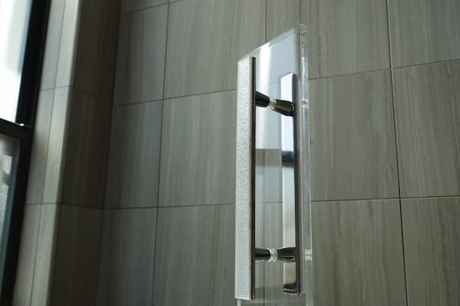 Read more: Riffs Collection  Shower Door Handle 12in. 